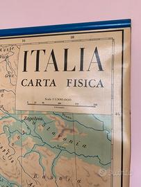 Cartina Italia fisica