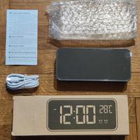 Sveglia digitale con termometro