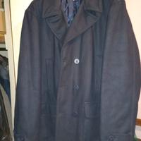Pea Coat, lana, Blue navy