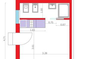 Appartamento di 21 m² con 1 locale a Padova