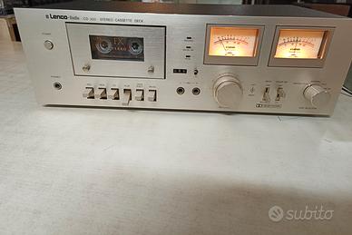 piastra cassetta lenco cd300