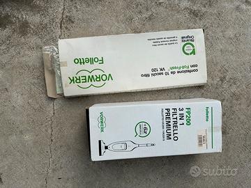 Sacchetti e filtro Folletto (due modelli)