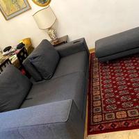 Divano 3 posti  con schienali e seduta regolabili