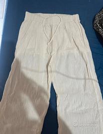 pantaloni di lino bershka