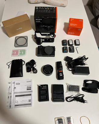 SONY A6400 + ACCESSORI – KIT COMPLETO
