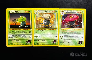 Trio Evo Erika’s Oddish, Gloom, Vileplume