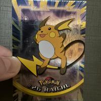 Carta Pokémon Topps Raichu holo