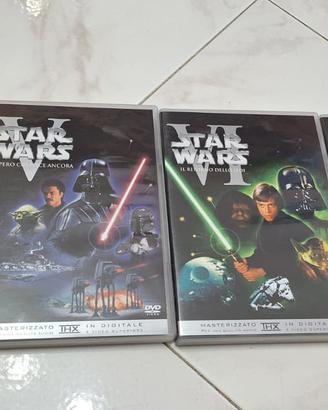 Cofanetto 4 DVD trilogia originale Star Wars