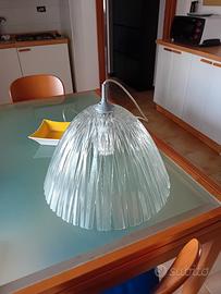 lampadario Calligaris di plexiglass