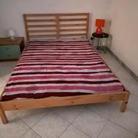 Letto matrimoniale completo di materasso
