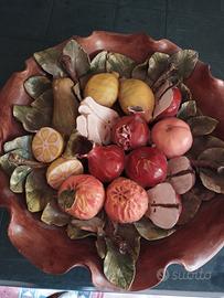 Centro tavola rustico e tegola natalizia