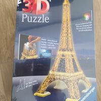 Puzzle 3D "La Tour Eiffel" con led multicolore