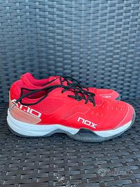 Scarpe  Padel Nox AT10 rosse taglia 45 uomo