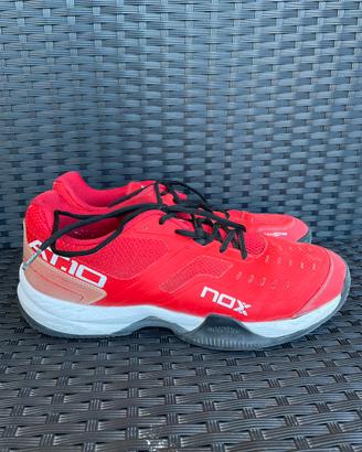 Scarpe  Padel Nox AT10 rosse taglia 45 uomo