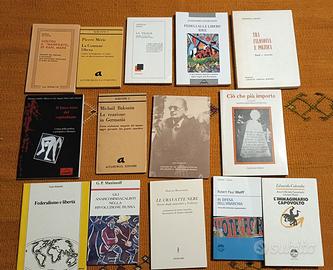 Lotto 14 libri su Anarchismo Anarchia Politica