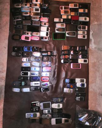 Blocco telefoni vintage 