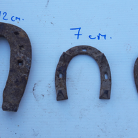 3 ferri a "cavallo" primi del900"