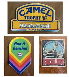 3 Adesivi stickers vintage originali anni ‘70 ‘80
