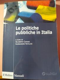 Libro di testo universitario Politiche pubbliche 