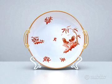 Piatto Portata Ginori Pittoria Doccia, Galli rossi