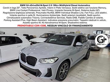 BMW X4 20d M-Sport Tetto Navi CAM LED Clima3Zone M