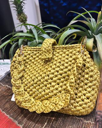 Borsa crochet Ananas