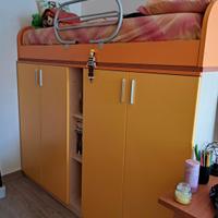 Armadio con letto a ribalta