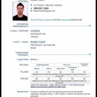 Shushi man,cuoco,pizzaiolo