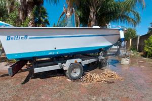 BARCA OPEN 4,60m 25Cv 2T con CARRELLO