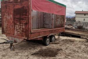 Carrello rimorchio doppio asse