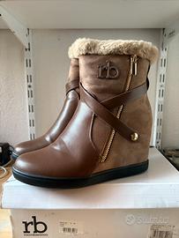 Roccobarocco stivaletto con zeppa🔥taglia 39