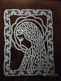 Quadro con Madonna al tombolo