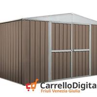 Box in lamiera di Acciaio 360x260cm 9mq tortora