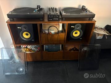 technics sl 1210 mk5 ecler nuo2 krk rokit 6