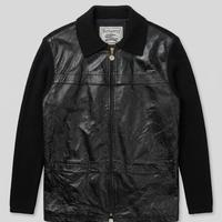 Burberrys Heritage – Hybrid Leather & Ribbed Knit 