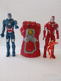 Action figure Marvel ironman 30cm guanto infinito