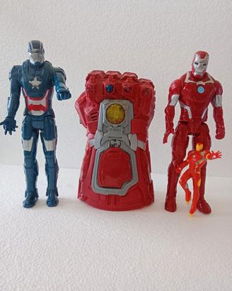 Action figure Marvel ironman 30cm guanto infinito