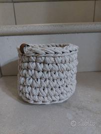 Cestino crochet handmade