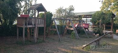 Giochi in legno da giardino per bambini