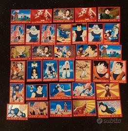 Lotto 34 di cui 6 Olografiche carte Dragon Ball
