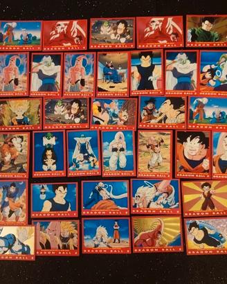 Lotto 34 di cui 6 Olografiche carte Dragon Ball