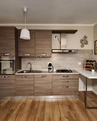 Cucina con penisola