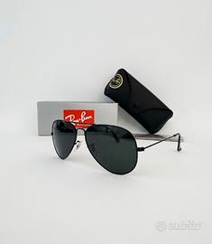 Rayban Aviator Black occhiali da sole