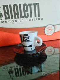 Set di 6 tazzine Bialetti da collezione, nuove