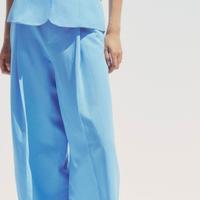 Pantaloni palazzo blu