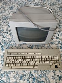 monitor atari sm 124 del 1991 con tastiera atari