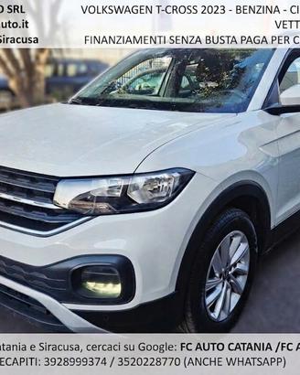 VOLKSWAGEN T-CROSS 1.0 110CV 2023- IVE DEDUCIBILE