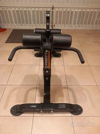 Hyperextension/Crunch + Leg Press 