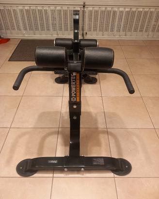 Hyperextension/Crunch + Leg Press 