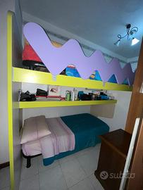 LETTO A CASTELLO SCORREVOLE